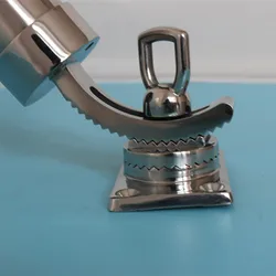 Soporte portacañas regulable 360° – Acero inoxidable 316