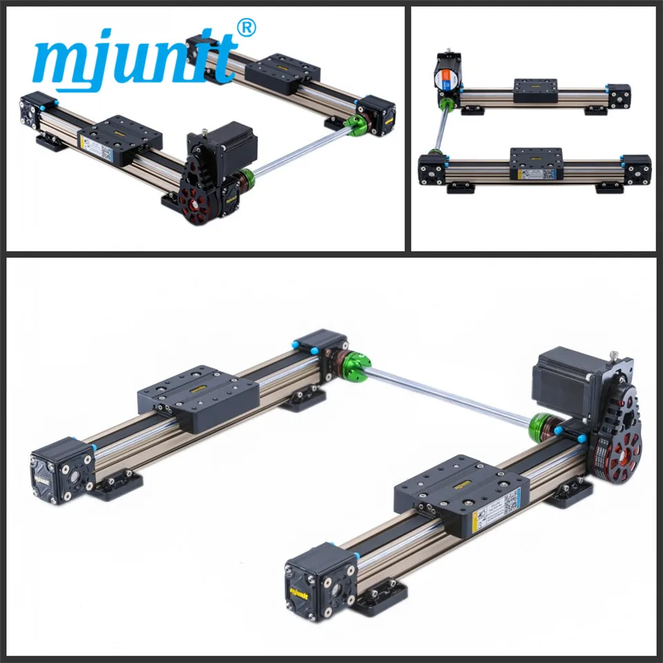 

mjunit MJ40 effective length Cnc 15kg load low price linear guide rail for one axis with 2250mm stroke 2 rails