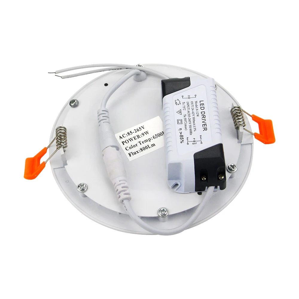 [DBF]LED Ceiling Light Ultra Bright Smart IC Driver 3W 4W 6W 9W 12W 15W 18W Dimmer LED Panel Light AC85-265V LED Lamp 110V 220V