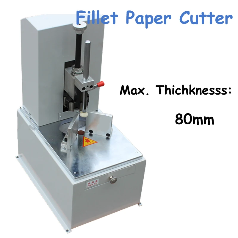 80mm Automatic Fillet Paper Corner Cutter Electric Round Corner Machine New Genuine Paper Corner Cutting Machine