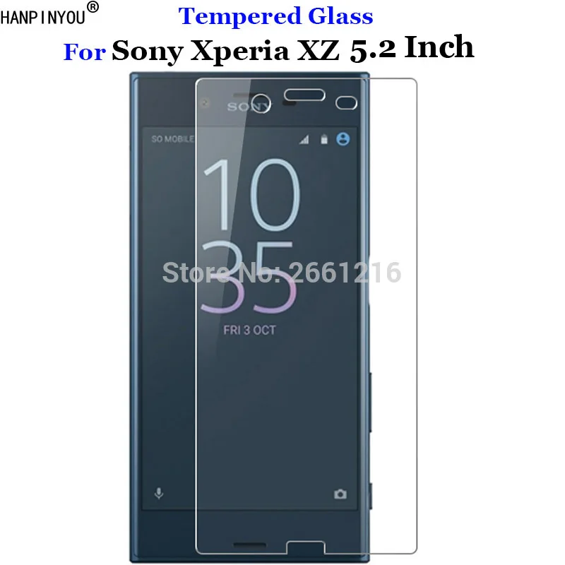 

For Sony Xperia XZ 5.2" Tempered Glass 9H 2.5D Premium Screen Protector Film For Sony Xperia XZ F8331 Dual F8332 5.2 Inch