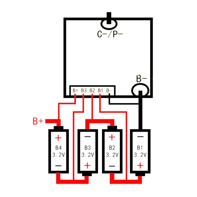 4S komórka 12V 100A Lifepo4 fosforan litowo-żelazowy BMS tablica zabezpieczająca baterię w balance wysoki prąd dla falownika samochodowego