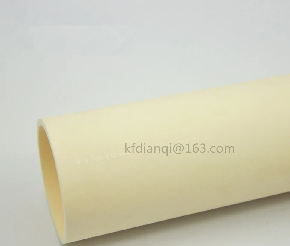 alumina de alta pureza tubo de processo de forno refratario de ceramica avancada uma extremidade aberta od l 801200 mm 995 01