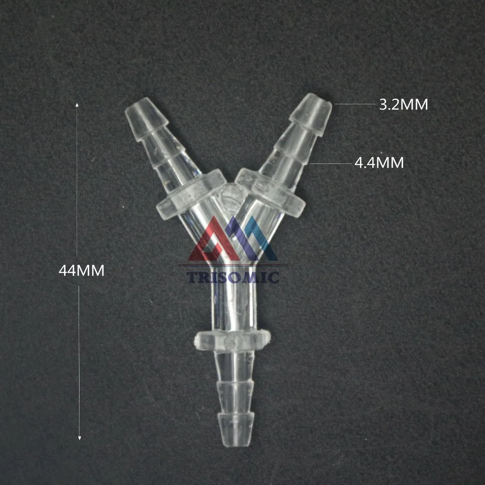 3,2 мм Y tpye equant коннектор равный трубчатый Столярный материал GPPS пластиковый фитинг аквариум для аквариума