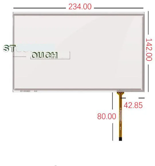 

10.1 inch resistive touch screen 16:9 four line LCD touch screen display touch screen handwriting Kit 234*142