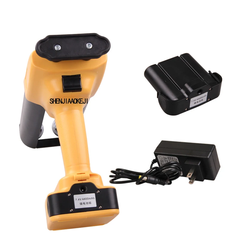 

1pc Double tube electric glue gun 7.4V lithium battery handheld hydraulic glue gun double pipe glue gun tools