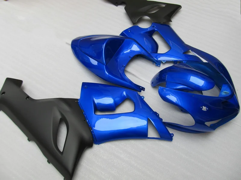 High quality Motorcycle fairings kit for KAWASAKI Ninja 2005 2006 ZX6R sport plastic fairing kits ZX6R ZX 636 05 06 dark blue