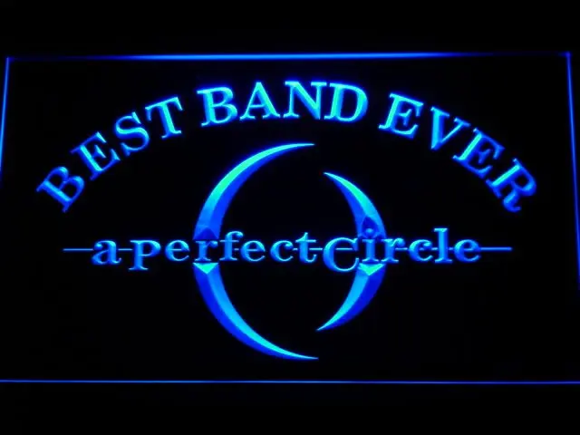 316 Best Band Ever A Perfect Circle LED Neon Light Signs with On/Off Switch 20+ Colors 5 Sizes to choose