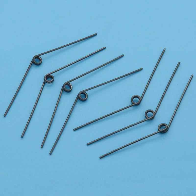 Small Long Torsion Spring Line Diameter 1*5.3*35 Stainless Steel Torsional Spring 20pcs