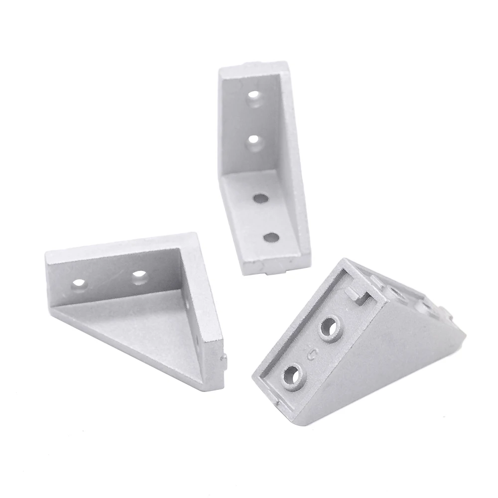 2040 corner fitting angle aluminum 20x40 L connector bracket fastener match use 2040 industrial aluminum profile 2020 2028