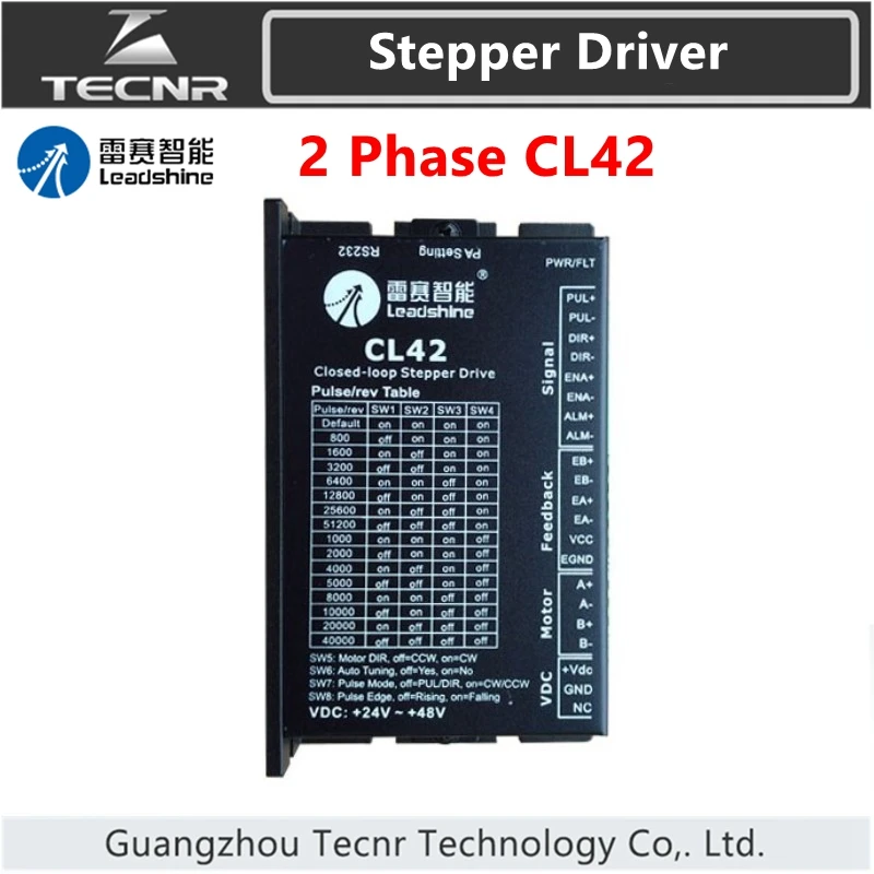 

Orginal Leadshine CL42 CL42C stepper driver VDC24-50V 0.5-3A for nema 17 42CME closed loop stepper motor