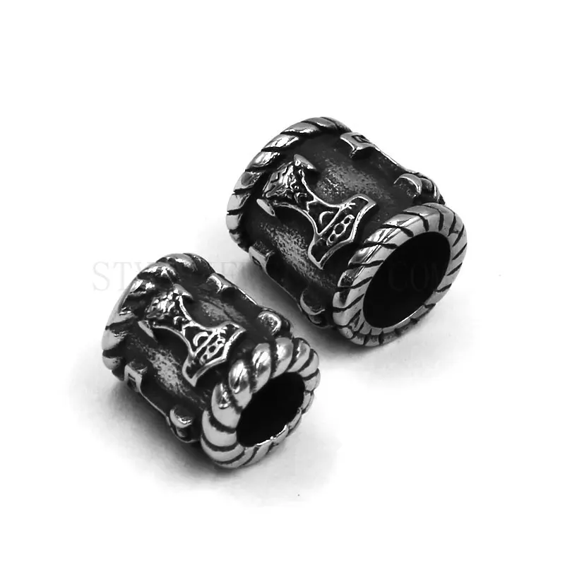 Classic Myth Thor Hammer Pendant Stainless Steel Punk Celtic Knot Norse Viking Amulet Biker Men Lovers Jewelry SWP0456