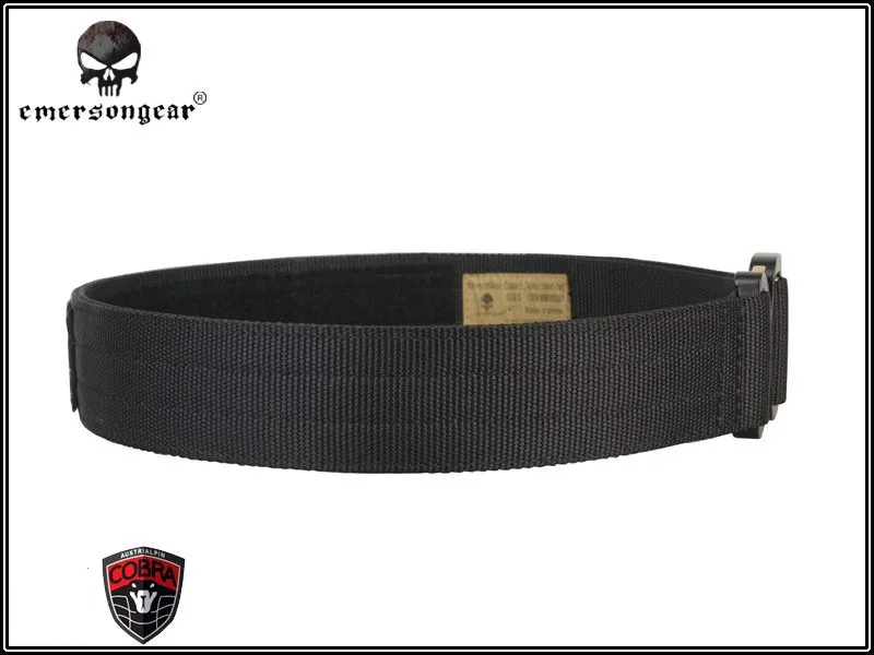 EmersonGear-Cobar Inner Belt, Surplus Hunting, Heavy Duty Nylon, CO Bra Buckle, Gun Pistol, EDC Belt, Waist Support, 1.75\