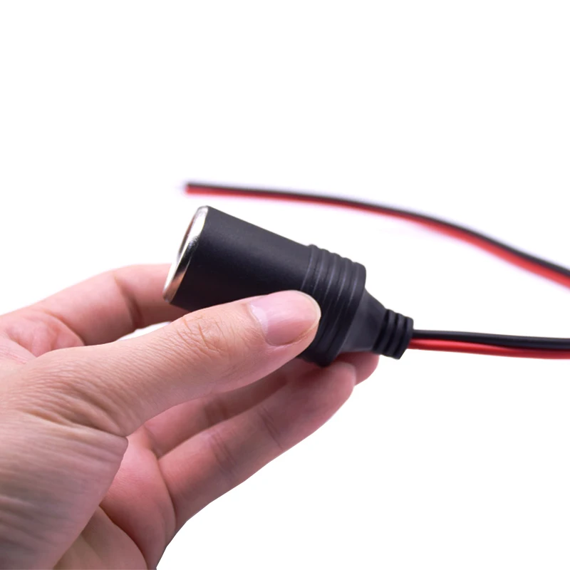 12v 18A Max.120W Female Car Cigarette Lighter Charger cable Female Socket Plug Connector Adapter Universal 1pcs