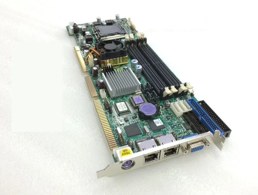 

PEAK760VL2 100% OK Original Embedded IPC Board Full-size CPU Card ISA Industrial Mainboard PICMG 1.0 with CPU RAM 2*LAN