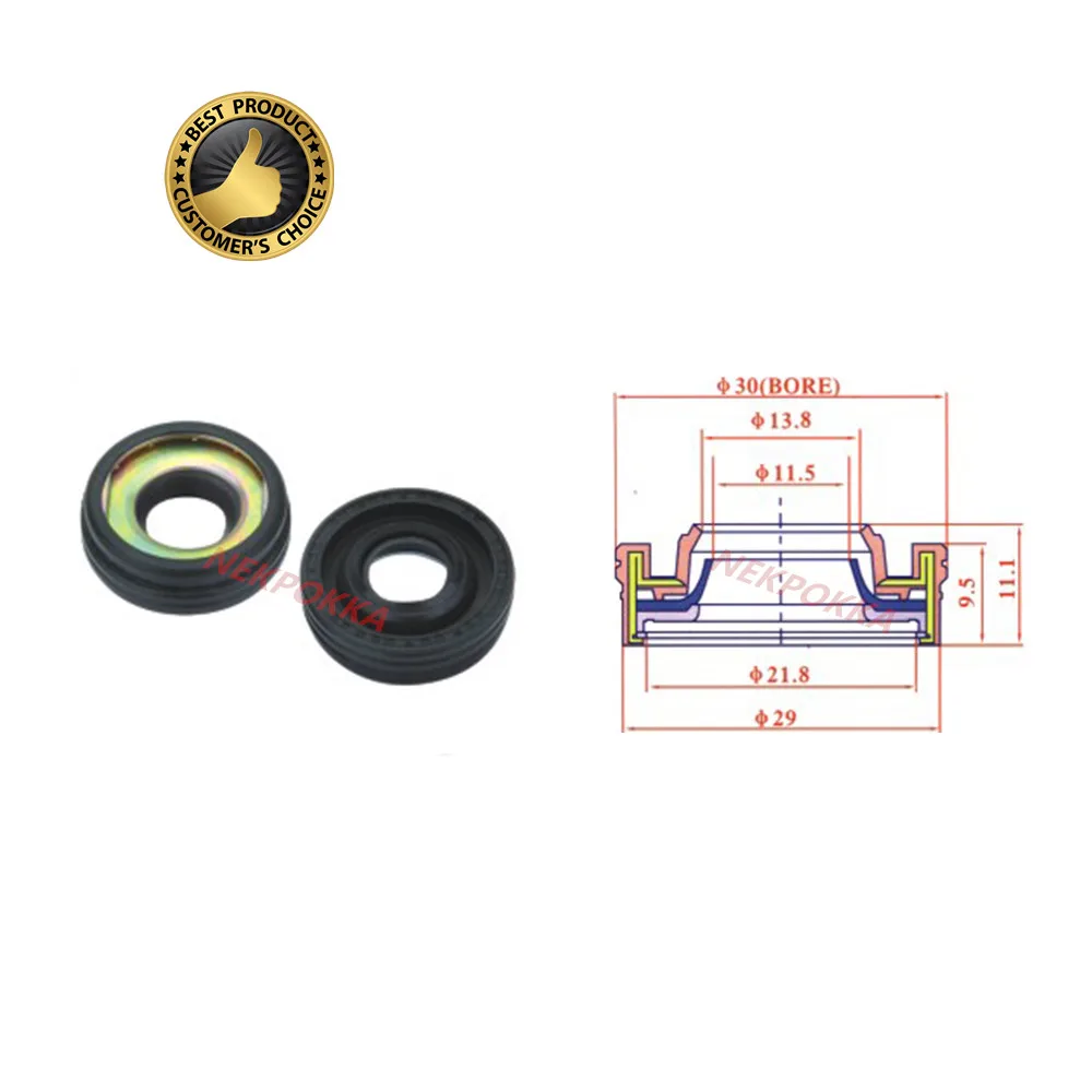 Free shipping,Compressor oil seal for For Nippon Denso 7sbu16 R134a,compressor,Oil seal fo 10P R134A compressor