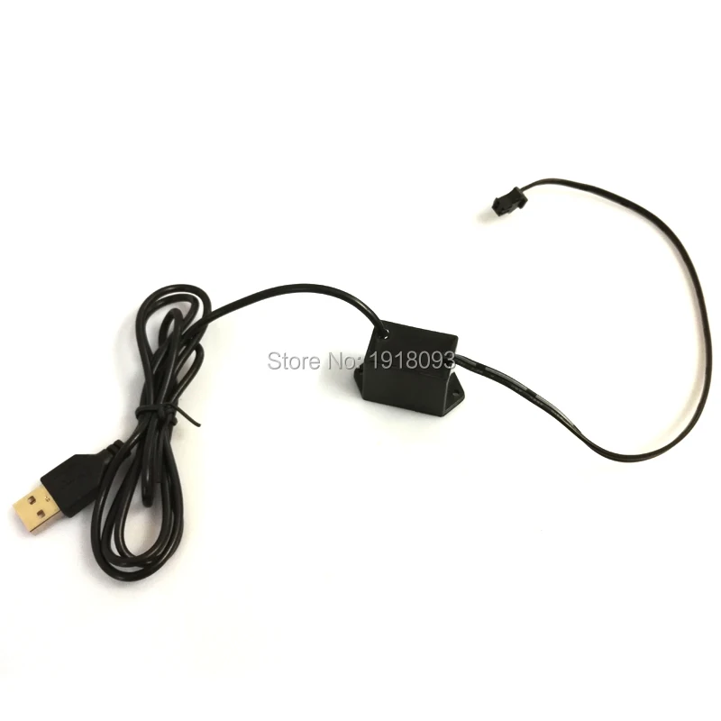 Hot Sales 5V USB 1-5Meter Steady on EL Inverter EL Driver For Loading 5Meter EL Wire Neon LED Light Inverter For Party supplies