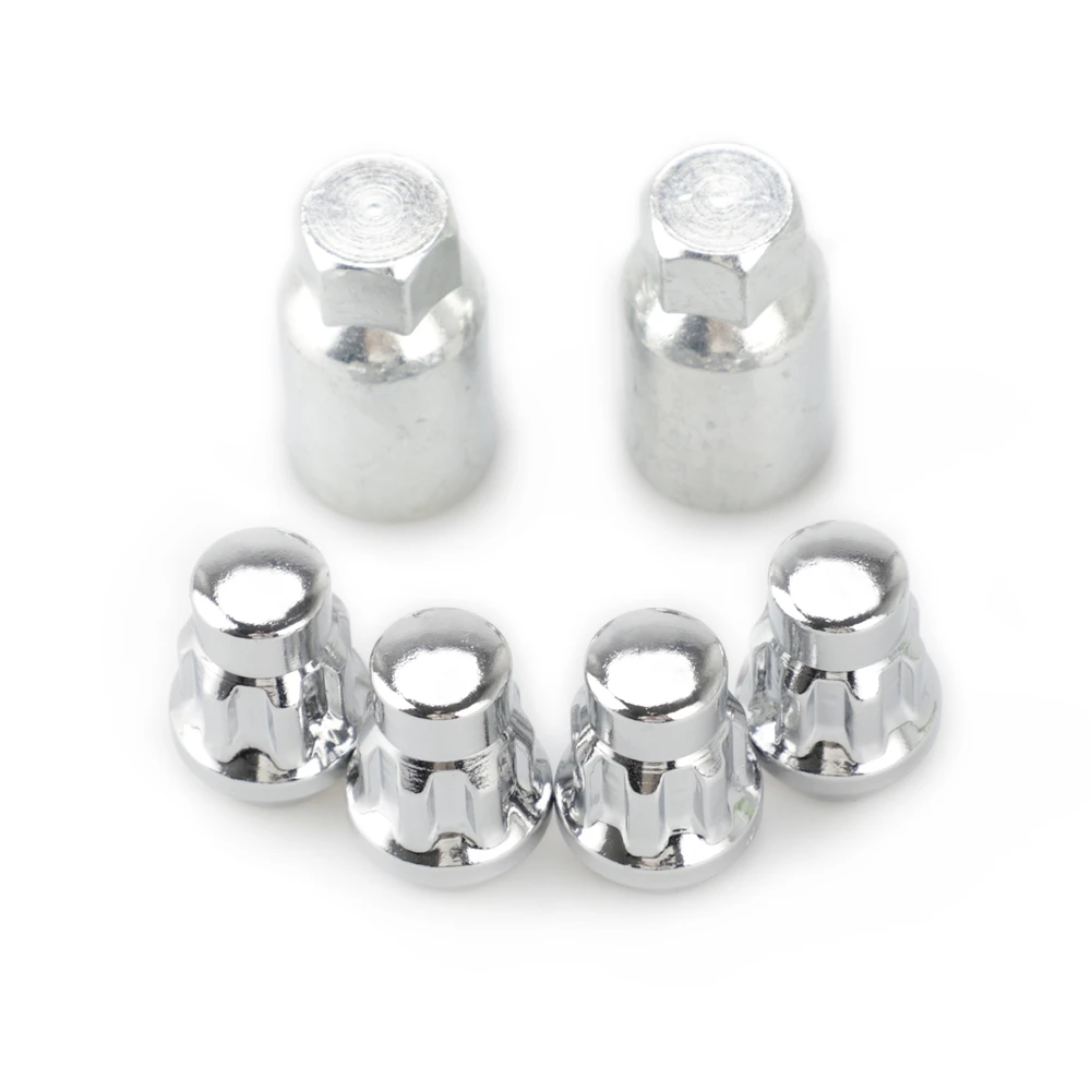 car safety birlos 2Key 4 Anti Theft Locking Nuts Wheel Nuts Lug 60 degree rim safety nut For Chevrolet Mitsubishi Mazda Kia