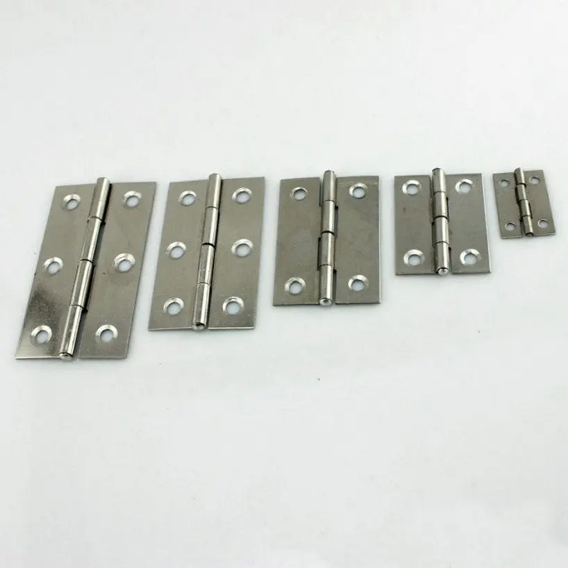 HQ Folding Type 10Pairs/Lot Door Hardwares Stainless Steel 55MM Length Door Hinges