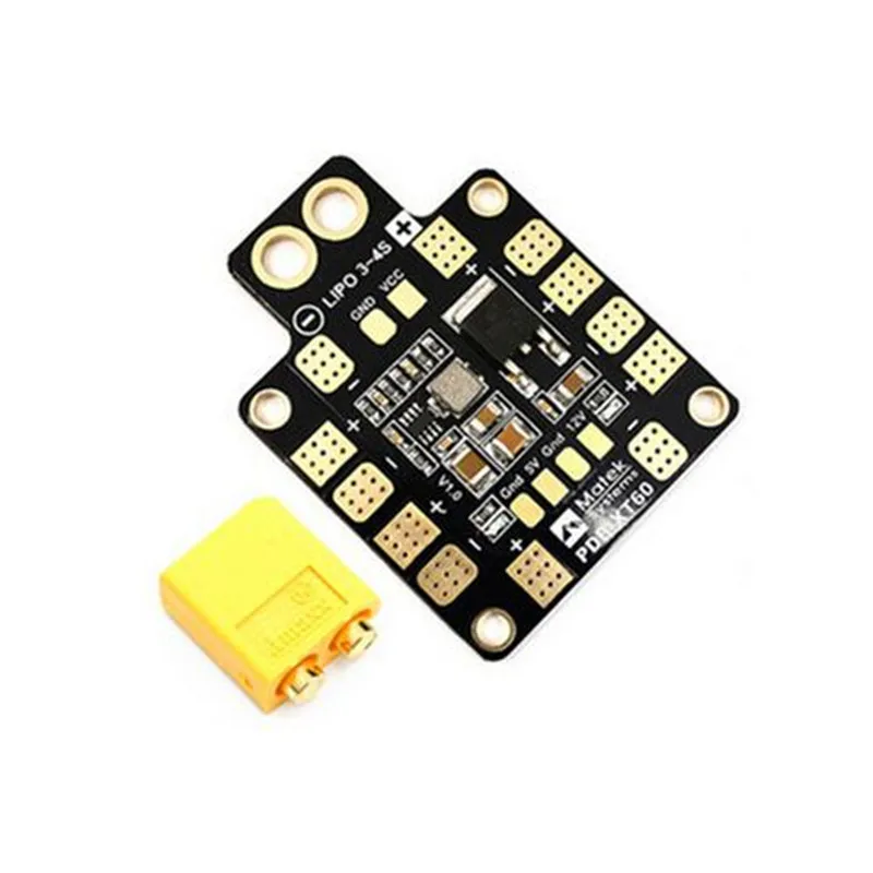 30.5*30.5mm MATEK XT60 Power Hub PDB Power Distribution Board with BEC 5V/12V For F3 F4 F7 CC3D Flight control FPV Racing Drone