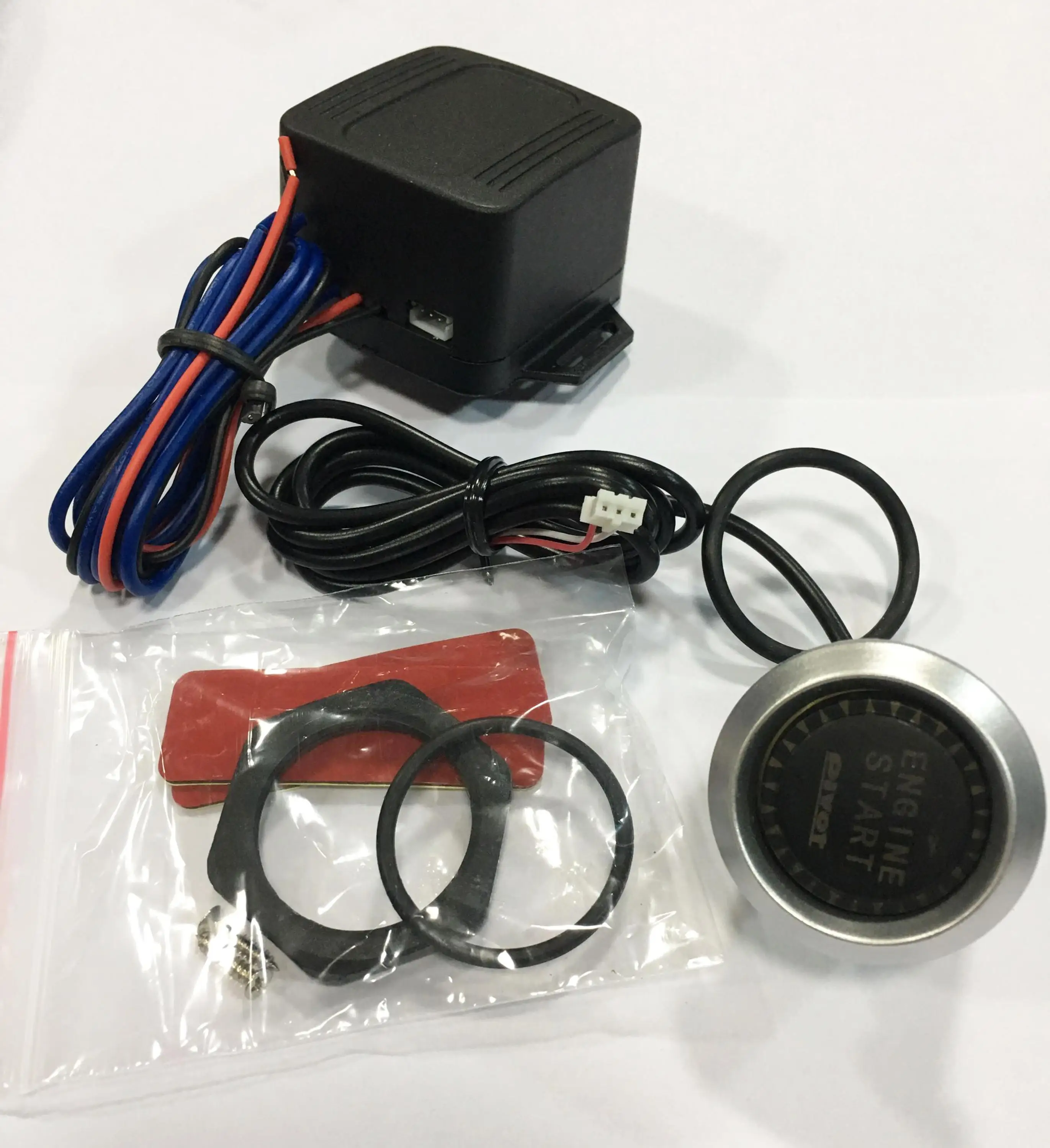 

12 В кнопка запуска и остановки двигателя автомобиля, переключатель зажигания двигателя с красной подсветкой для всех автомобилей