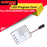 SURPASS HOBBY Racerstar LED Program Card For 25/35/45/60/80/120A ESC Electronic Speed Controller Motor Set For RC Car