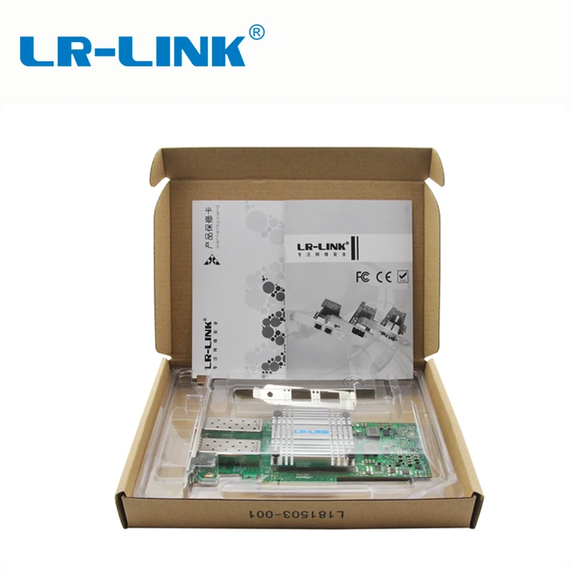 LR-LINK 9812BT 10Gb karta sieciowa PCI-E dwuportowy konwerter serwera Ethernet RJ45 X550T2BLK kompatybilny