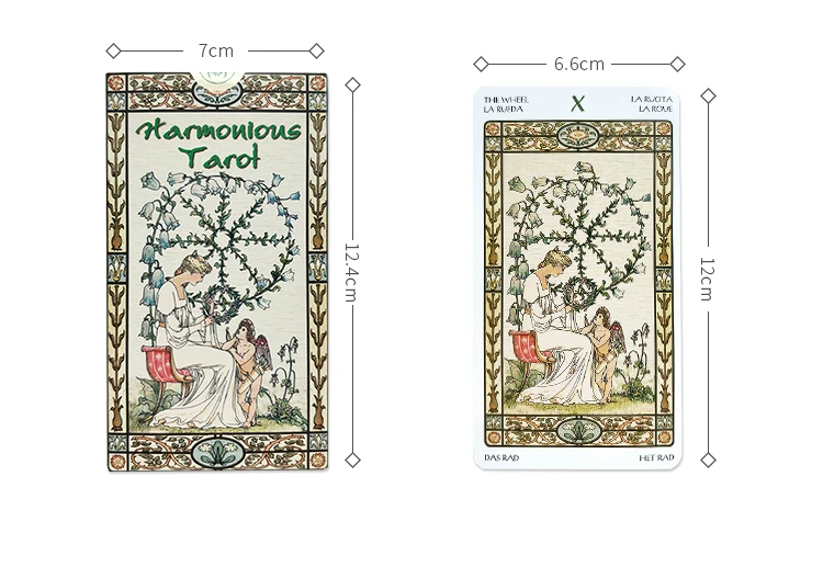 Harmonious Tarot Deck English version playing card board game card Tarot origal