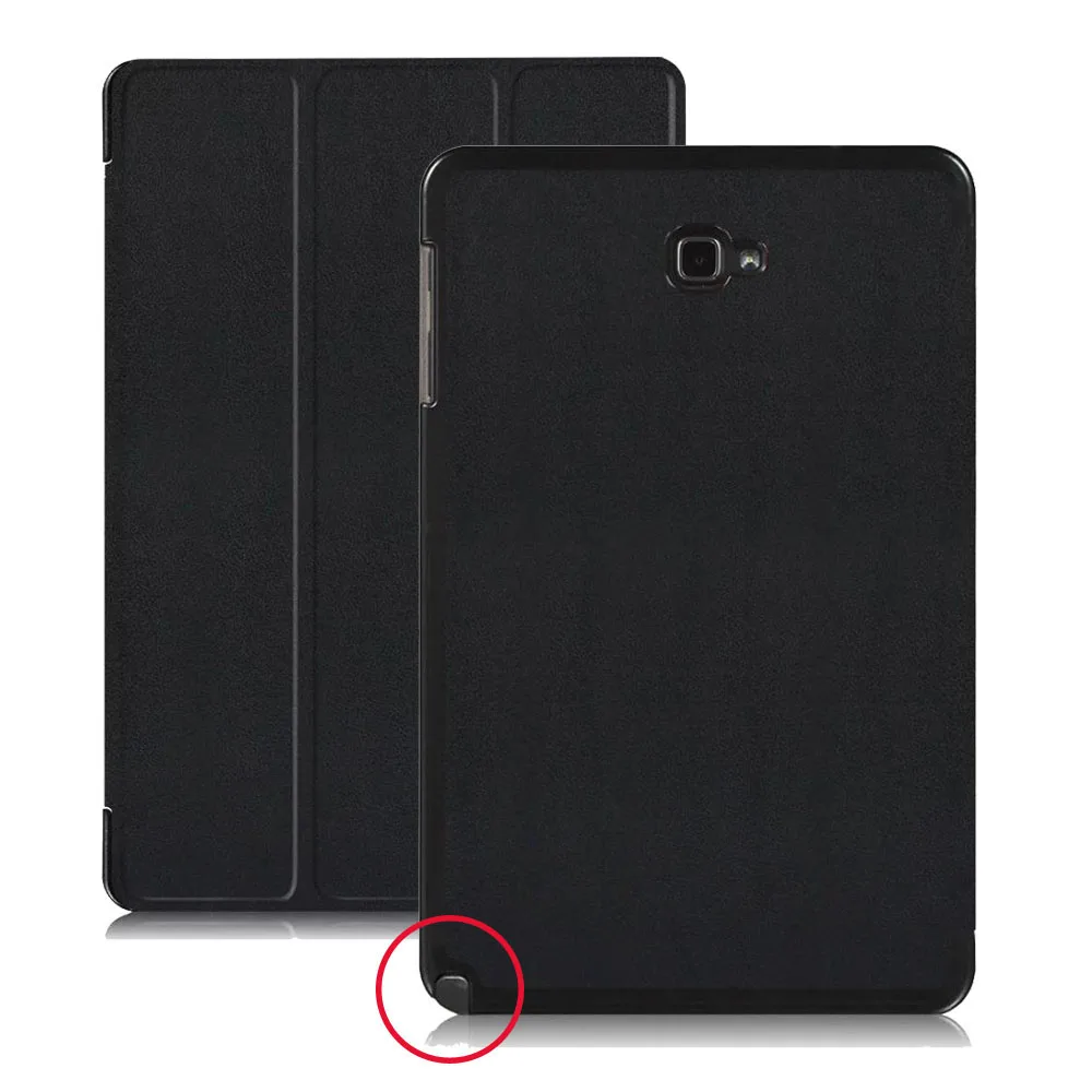 SM-P580 P585 Slim Magnetic Folding Flip PU leather smart Cover for Samsung Galaxy Tab A6 10.1 with S Pen tabelt folio book Case