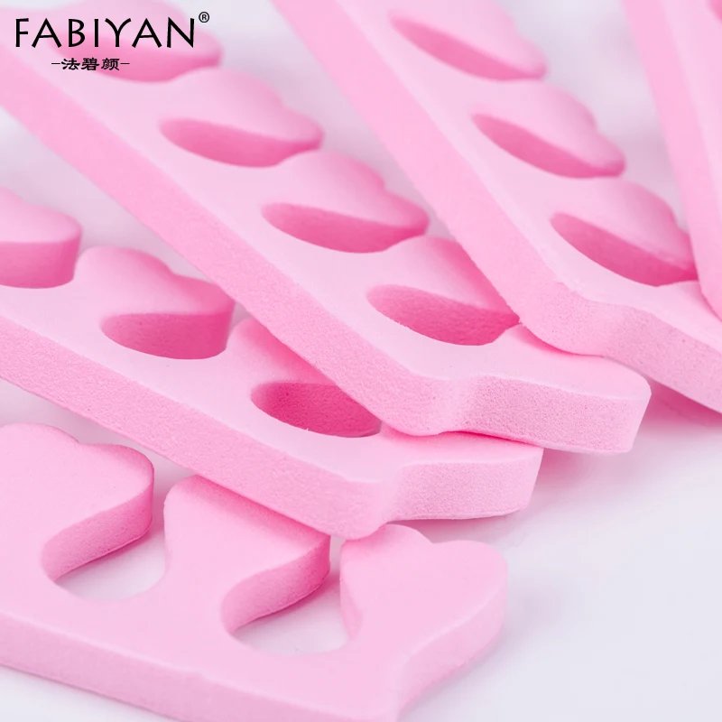 Pink 200pcs/Pack Nail Art 100 Pairs Toe Separators Fingers Foots Sponge Soft Gel UV Beauty Tools Polish Manicure Pedicure Pack