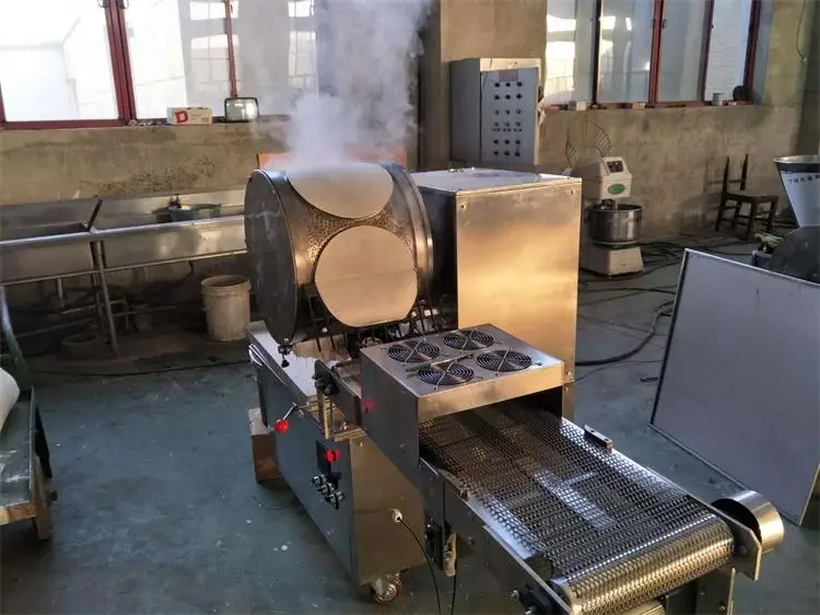 Automatic Spring Roll Making Machine/Egg Roll Making Machine/Tortilla Press Machine