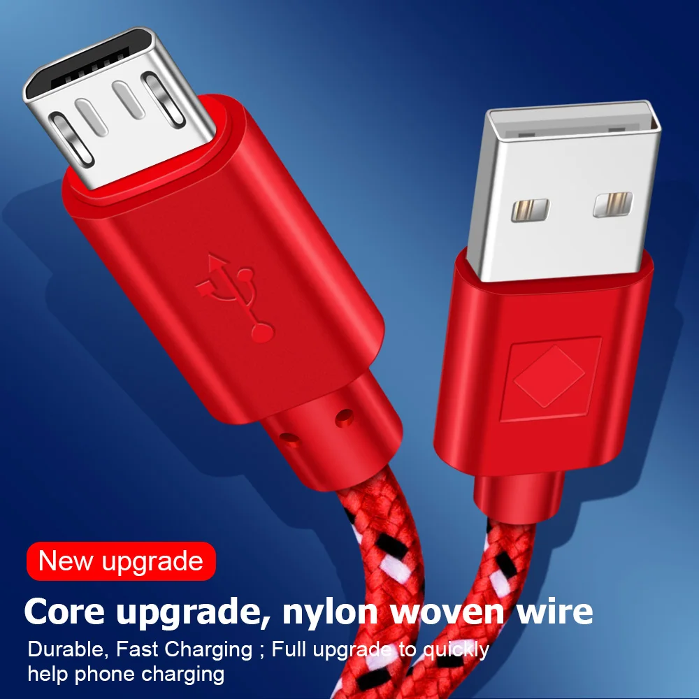 OLAF Micro USB Cable 1M 2M 3M Fast Charging Data Cord Charger Adapter For Samsung S7 Xiaomi Huawei Android Phone Microusb Cable