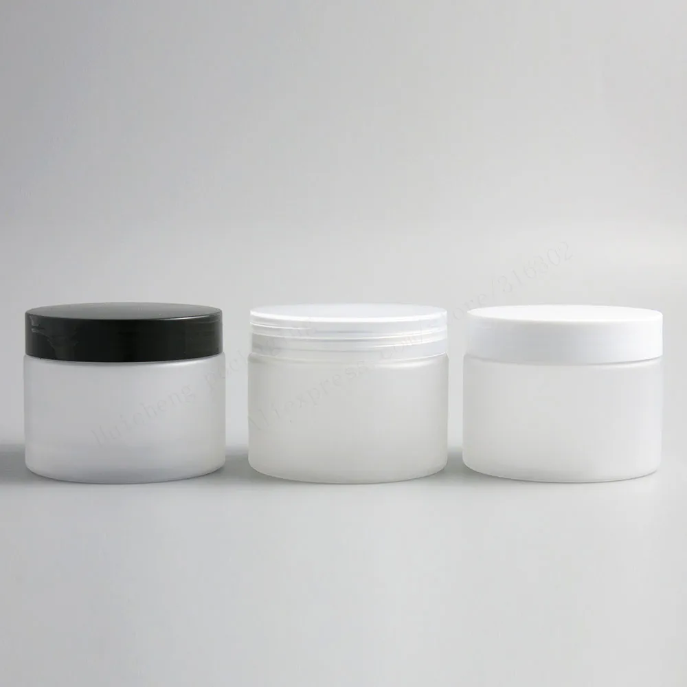 5oz Frost Plastic Jar With Plastic lids 150g Empty Cosmetic Containers Sample Containers Cream Jars Cosmetic Packaging 20pcs