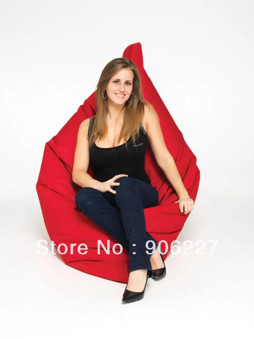 O original !!!! Vermelho beanbag cadeiras, almofada impermeável, extra grande grande grande travesseiro-frete grátis