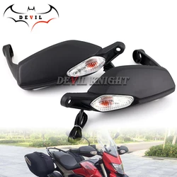 For DUCATI Hypermotard 820/ Hyperstrada 821 2013 2014 2015 Right Brake Side  Left Clutch Side HandGuard Handlebar  with Light