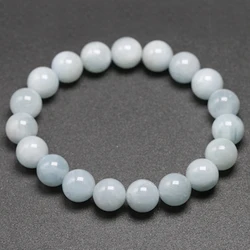 Personalized Natural Aquamarine Beads Bracelets Dropship