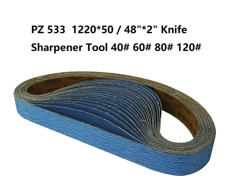 NEW 5pcs/lot 1220*50mm Zirconium Abrasive Sanding Belt PZ533 for 48