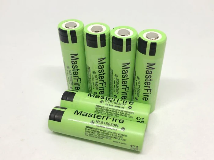 

MasterFire 10pcs/lot Original NCR18650PF 18650 3.7V 2900mAh Battery Rechargeable Lithium Batteries 10A Discharge For Panasonic