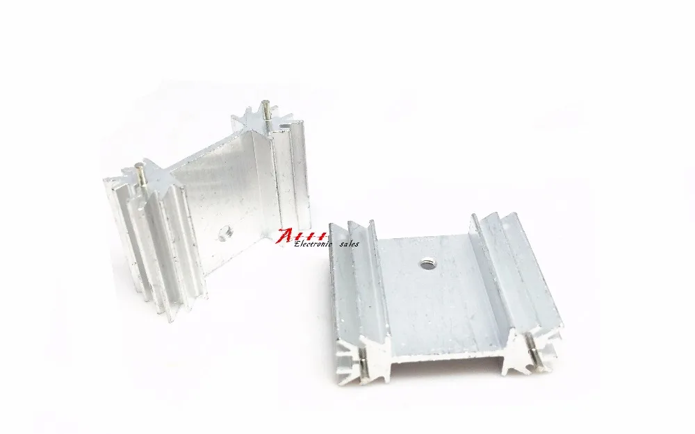 2 szt. TO-247 grzejnik tranzystorowy radiator IC grzejnik 25*34*12MM grzejnik akustyczny