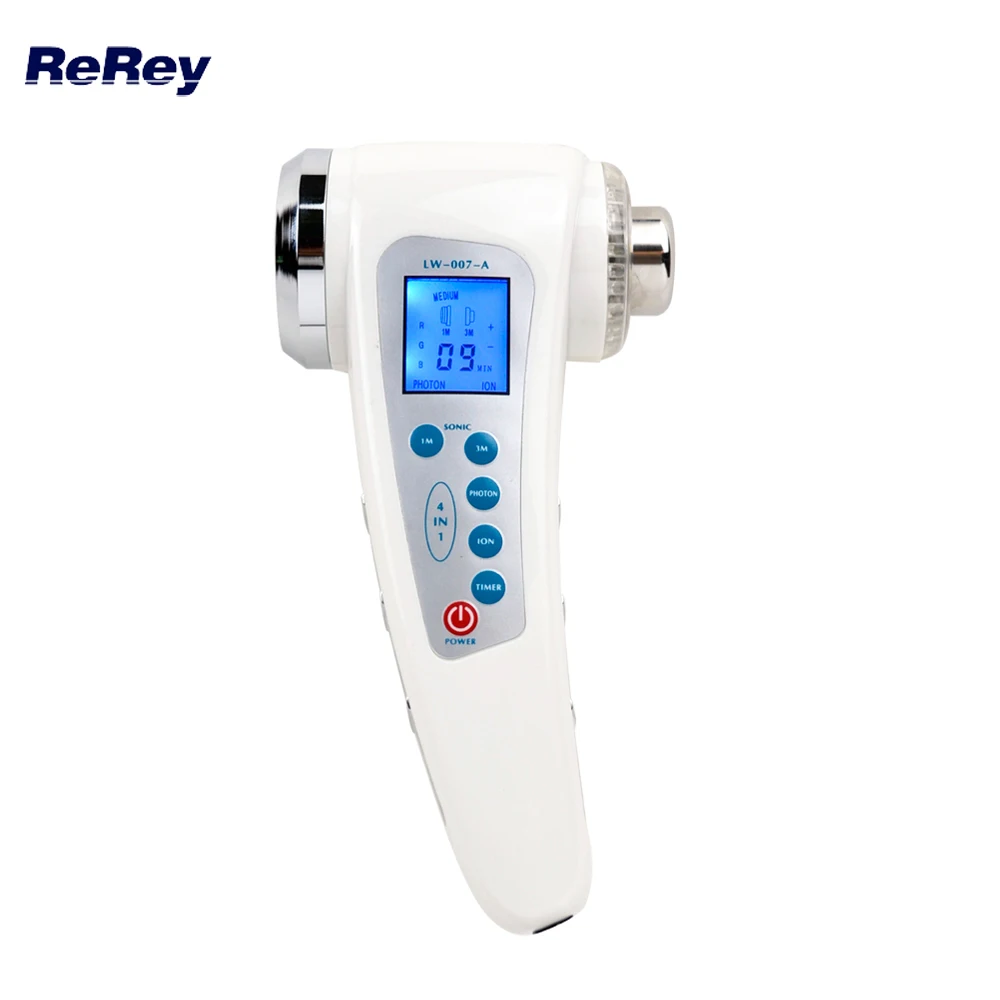 1MHz Ultrasonic Body Slimming Massager 3Mhz Ultrasound Therapy Ion Galvanic Photon Device Face Skin Rejuvenation Cleaner Machine