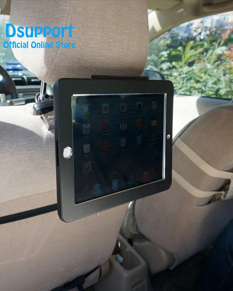 Anti-theif Car Back Seat Tablet Mount Car tablet pc stand for iPad pro 12.9