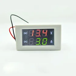 DC  100V20A    Digital Voltmeter Ammeter DC VOLT AMP Tester Gauge with red and green Led  independent power supply