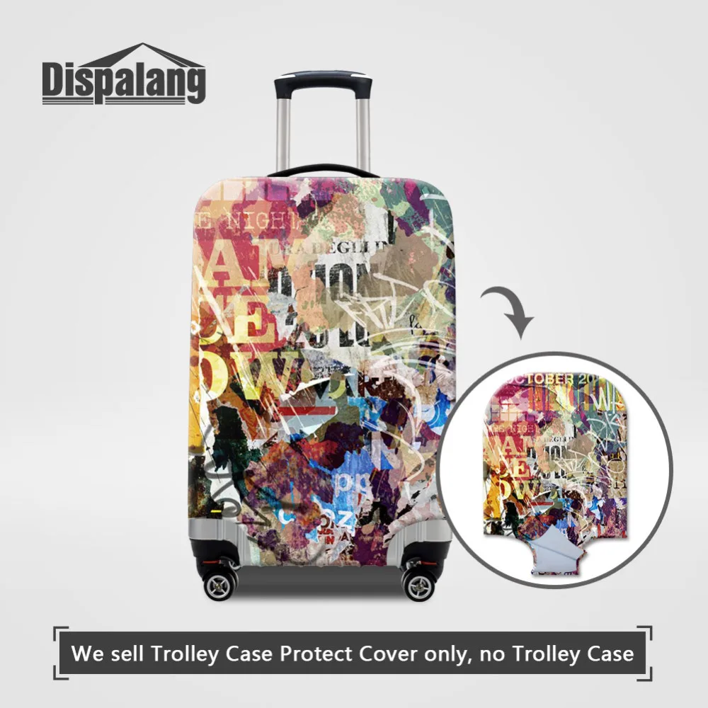 

Dispalang Poster Elastic Luggage Protective Cover For 18-30 inch Trolley Case Suitcase Protect Dust Cover Travel Accessories