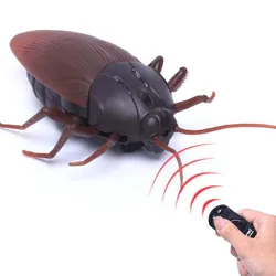 Electronic pet toy High Simulation Animal Cockroach robot Infrared Remote Control Kids Toy Gift fun gift Scared toys