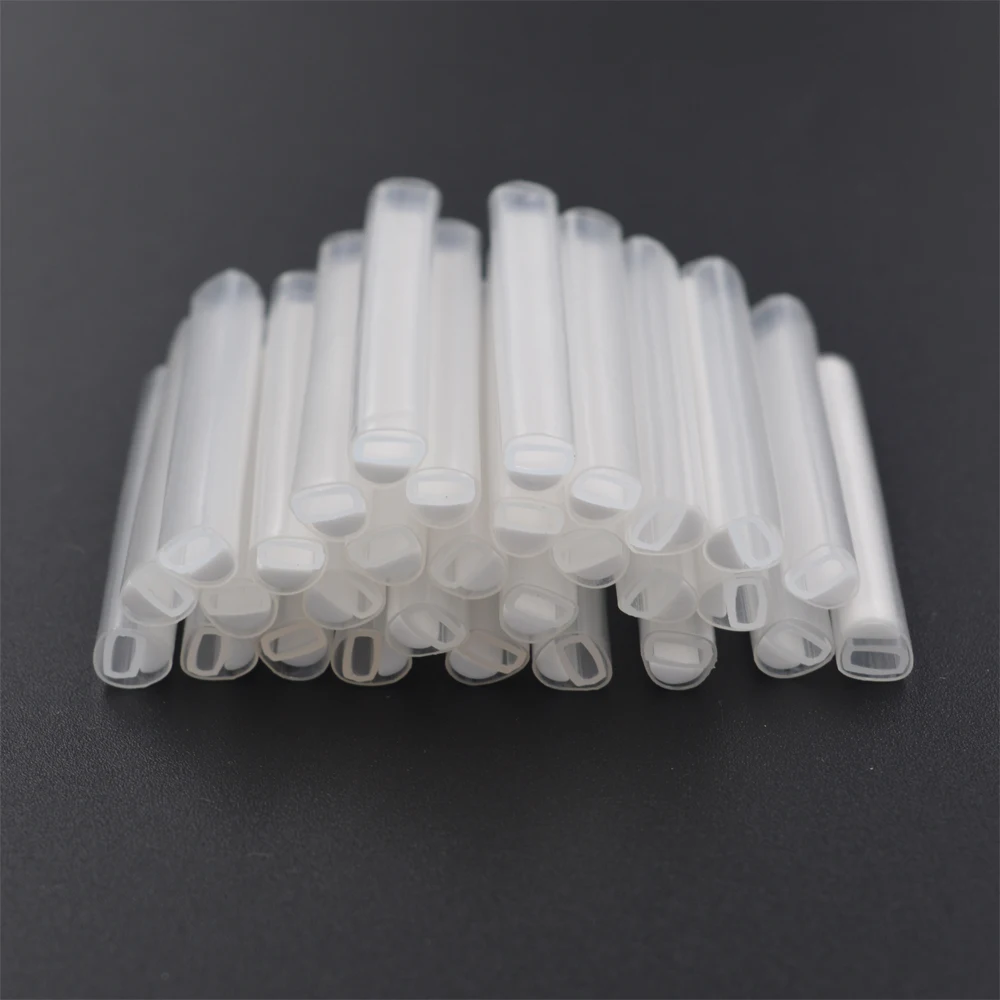 

1200Pcs Ribbon Mass Fiber Optic Fusion Splice Protection Sleeves 40mm,Ceramic Strength member, for 6-12 fibers