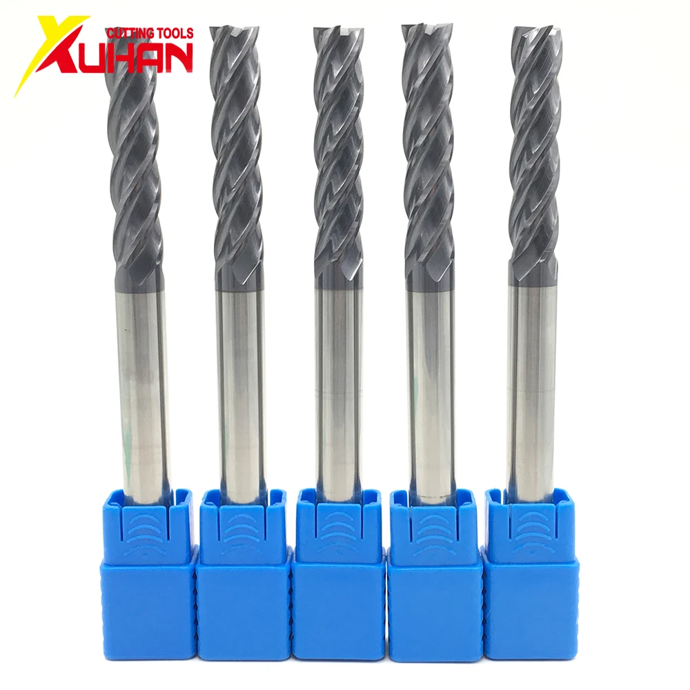 4 الناي Φ12.0 * 12D * 150L HRC50 آلة تحكم رقمي بالكمبيوتر الصلبة كربيد endmill التنغستن الصلب قاطعة المطحنة نهاية مطحنة أداة القطع endmill