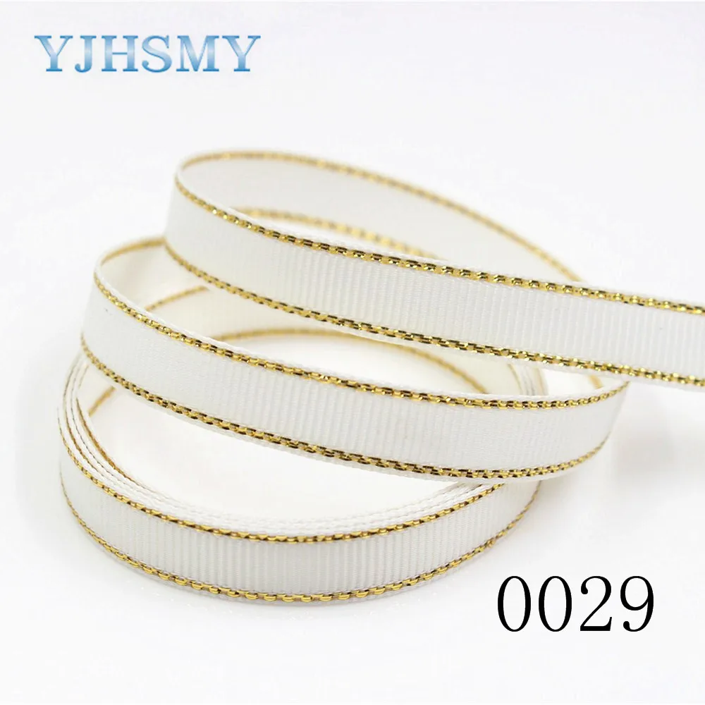 YJHSMY 1712261 10 mm 10 yards Phnom Penh double-sided ribbon Thermal transfer Printed grosgrain Wedding Accessories DIY material