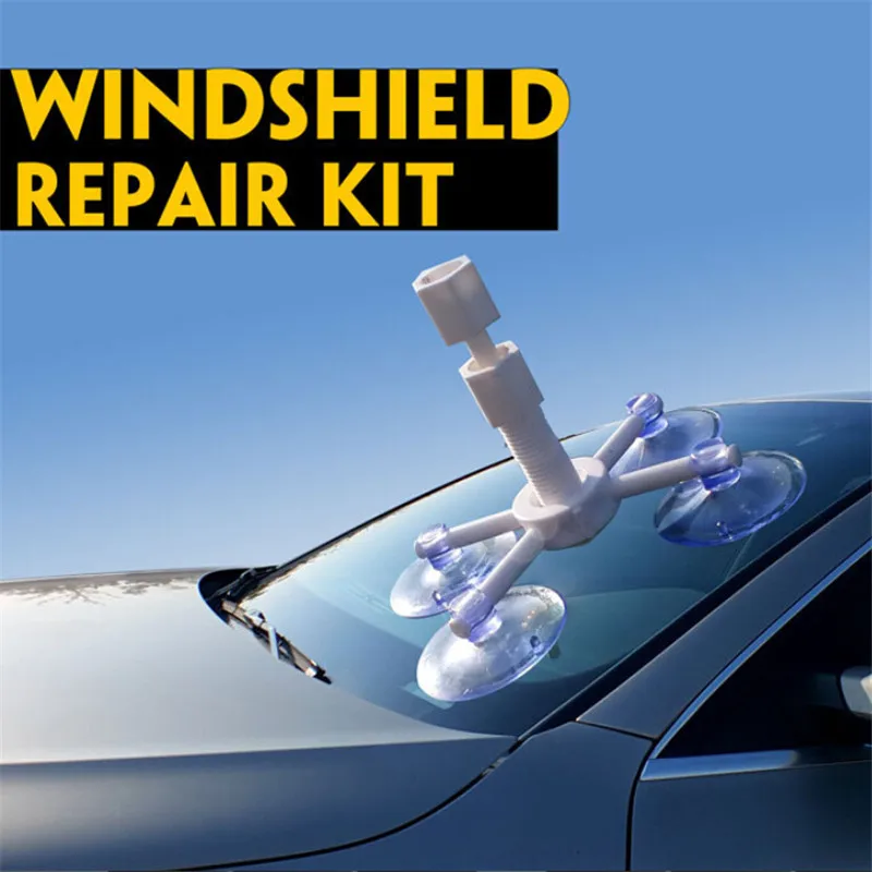 Professional DIY Car Windshield Repair Kit Tools Auto Glass Windscreen Repair Tool Give Door Handle Protective Decorative