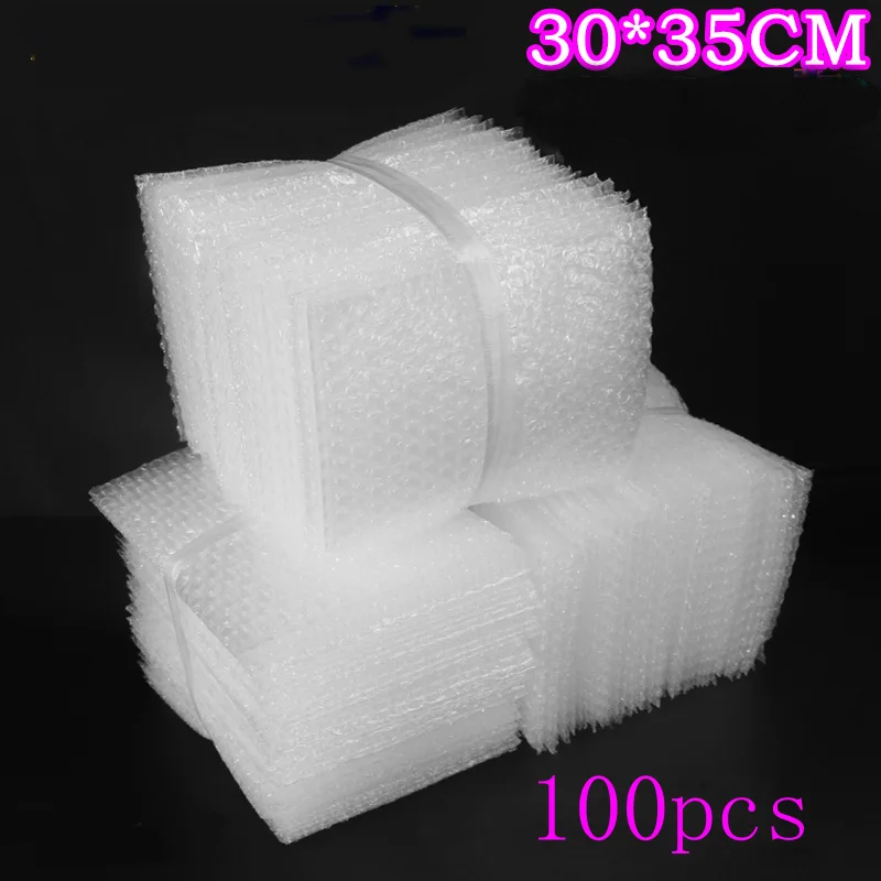 30x35cm 100 Pieces/Lot Bubble Envelopes Wrap Bags Pouches packaging PE Mailer Packing package Free Shipping