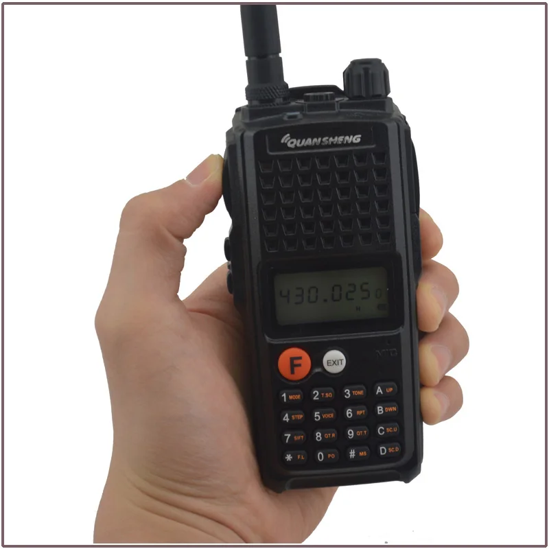 QuanSheng TG-K10AT 10W Walkie Talkie Super Power & Distance 10km TG K10AT UHF400-470MHz Two Way Radio with 4000mAh Battery Pack